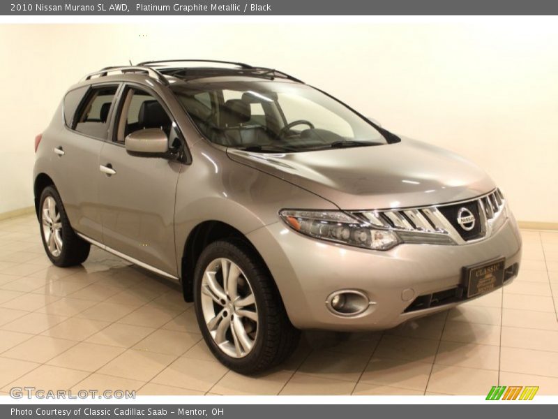 Platinum Graphite Metallic / Black 2010 Nissan Murano SL AWD