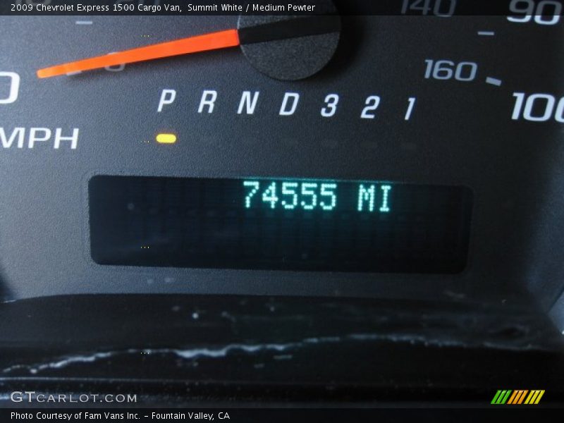 Summit White / Medium Pewter 2009 Chevrolet Express 1500 Cargo Van