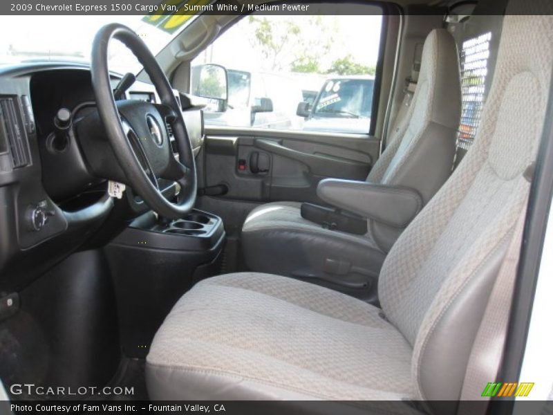 Summit White / Medium Pewter 2009 Chevrolet Express 1500 Cargo Van