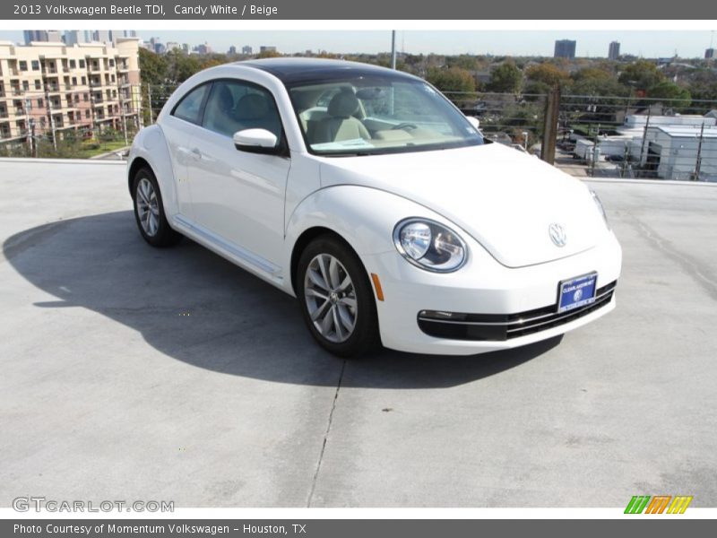 Candy White / Beige 2013 Volkswagen Beetle TDI