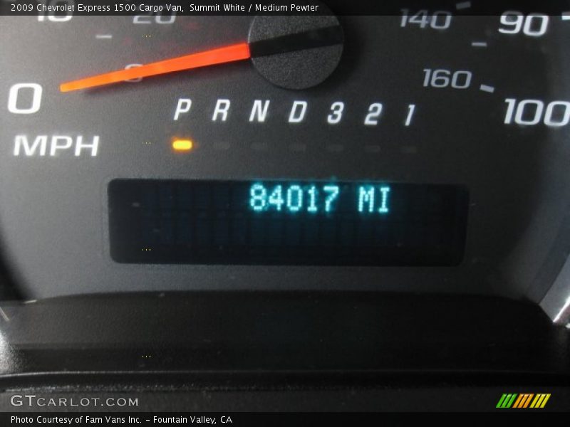 Summit White / Medium Pewter 2009 Chevrolet Express 1500 Cargo Van