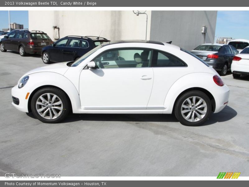 Candy White / Beige 2013 Volkswagen Beetle TDI