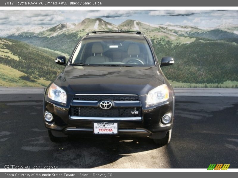 Black / Sand Beige 2012 Toyota RAV4 V6 Limited 4WD