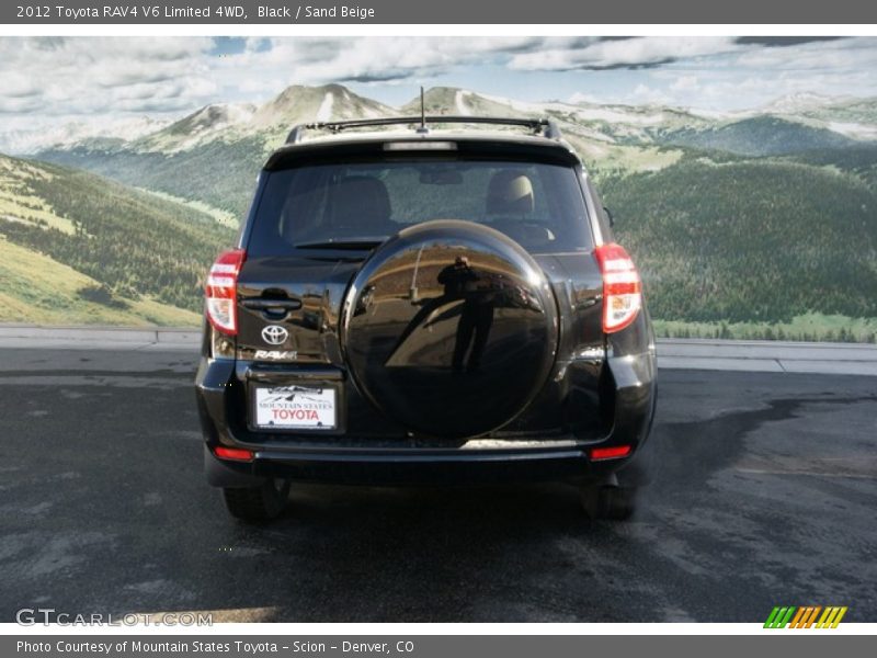Black / Sand Beige 2012 Toyota RAV4 V6 Limited 4WD