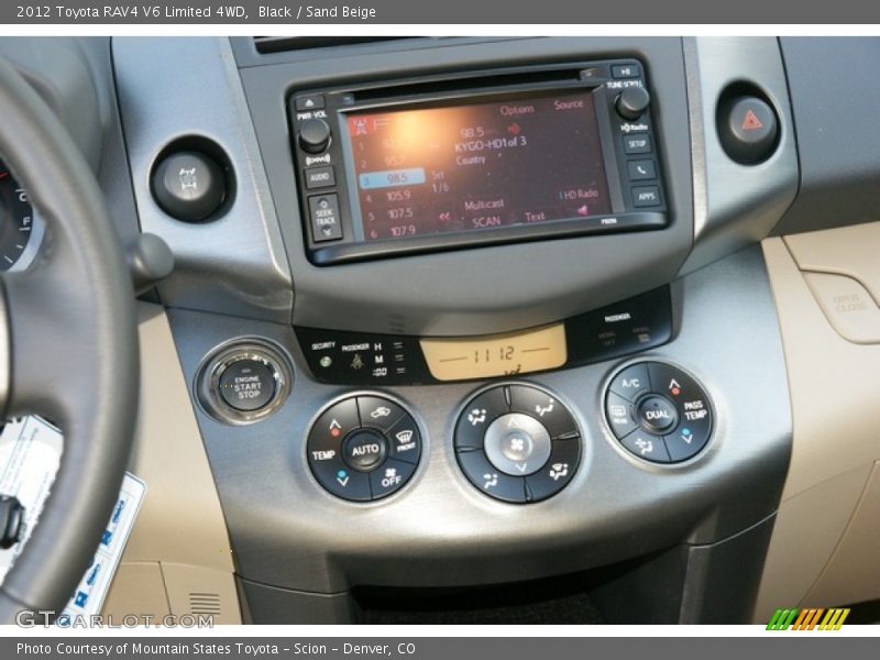 Black / Sand Beige 2012 Toyota RAV4 V6 Limited 4WD