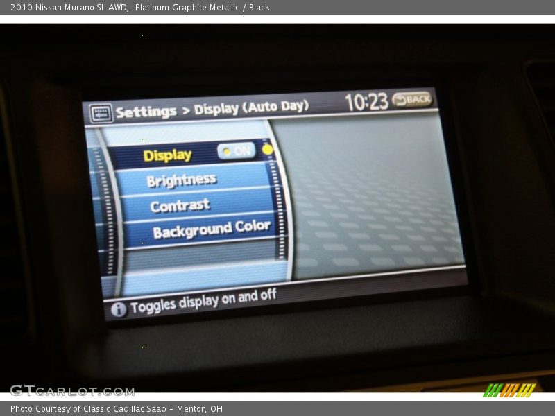 Platinum Graphite Metallic / Black 2010 Nissan Murano SL AWD