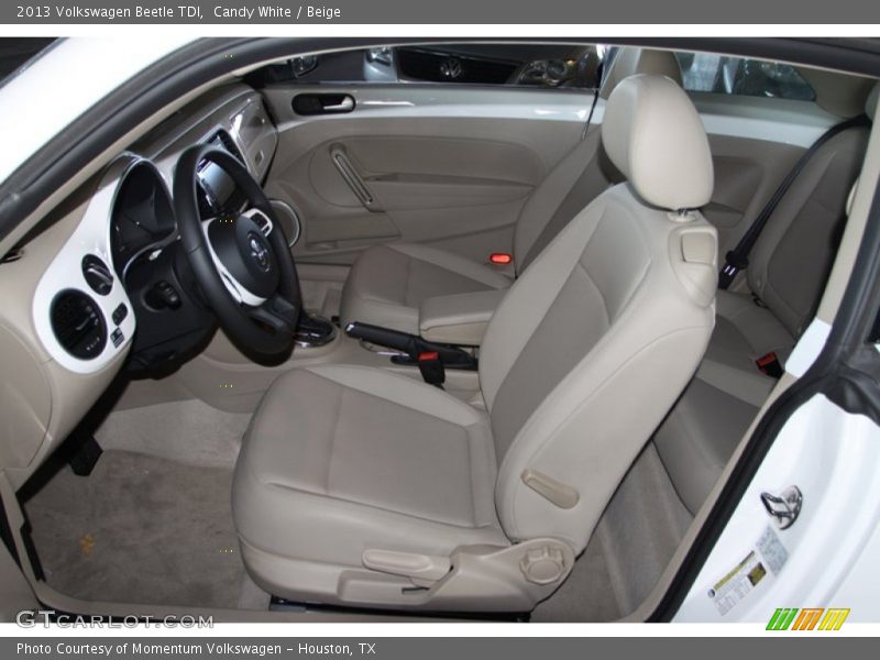 Candy White / Beige 2013 Volkswagen Beetle TDI