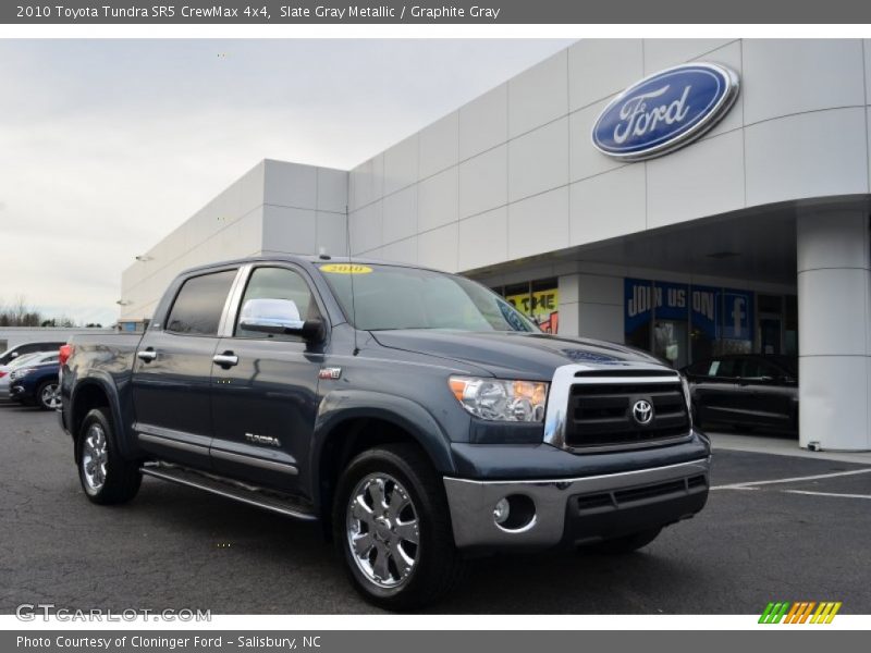 Slate Gray Metallic / Graphite Gray 2010 Toyota Tundra SR5 CrewMax 4x4