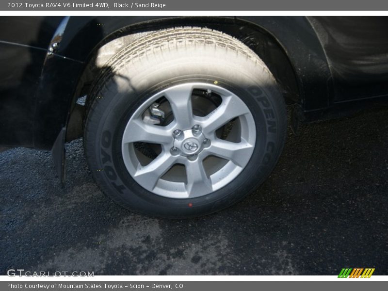 Black / Sand Beige 2012 Toyota RAV4 V6 Limited 4WD