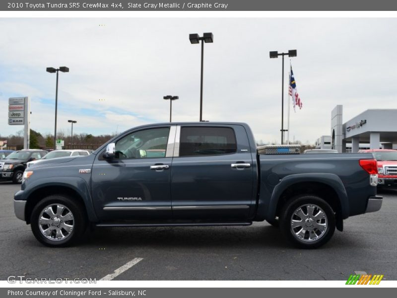 Slate Gray Metallic / Graphite Gray 2010 Toyota Tundra SR5 CrewMax 4x4