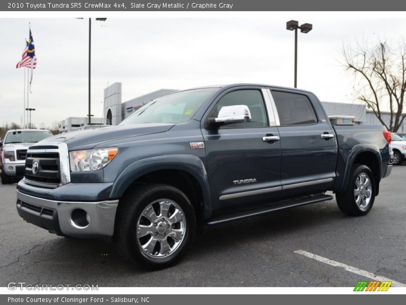 Slate Gray Metallic / Graphite Gray 2010 Toyota Tundra SR5 CrewMax 4x4