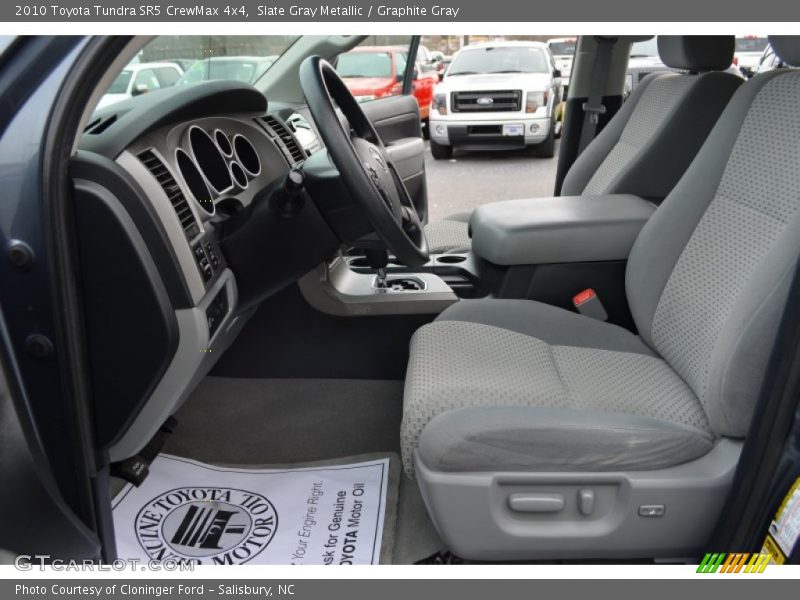 Slate Gray Metallic / Graphite Gray 2010 Toyota Tundra SR5 CrewMax 4x4