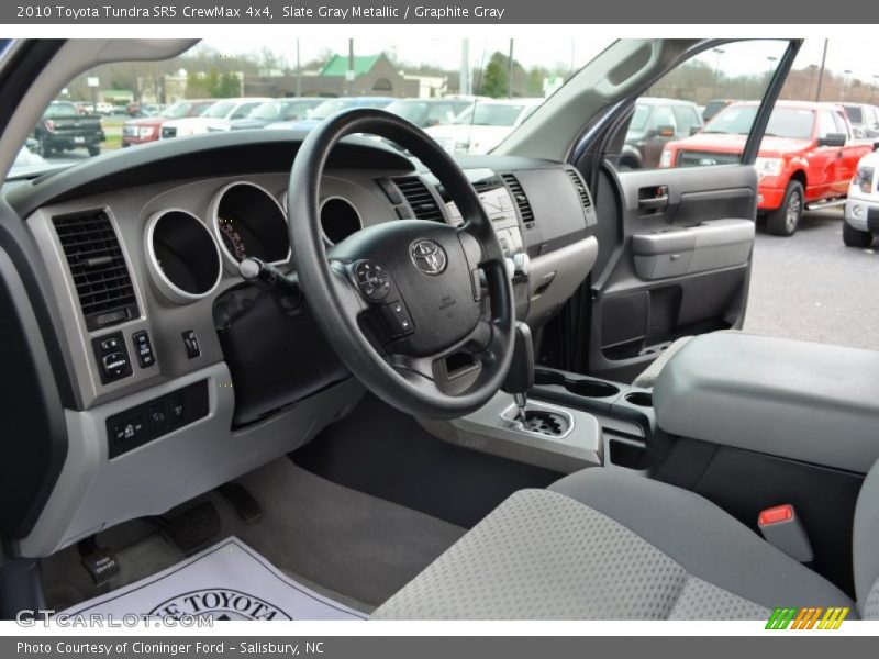 Slate Gray Metallic / Graphite Gray 2010 Toyota Tundra SR5 CrewMax 4x4