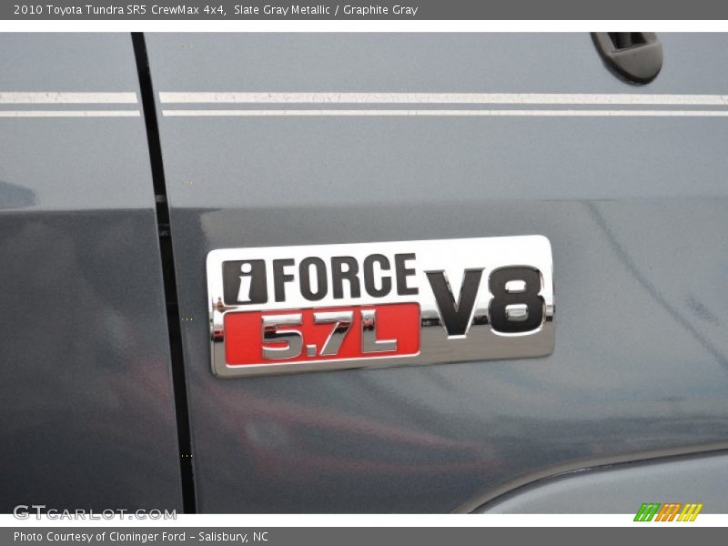Slate Gray Metallic / Graphite Gray 2010 Toyota Tundra SR5 CrewMax 4x4
