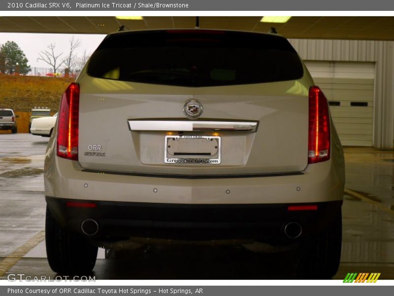 Platinum Ice Tricoat / Shale/Brownstone 2010 Cadillac SRX V6