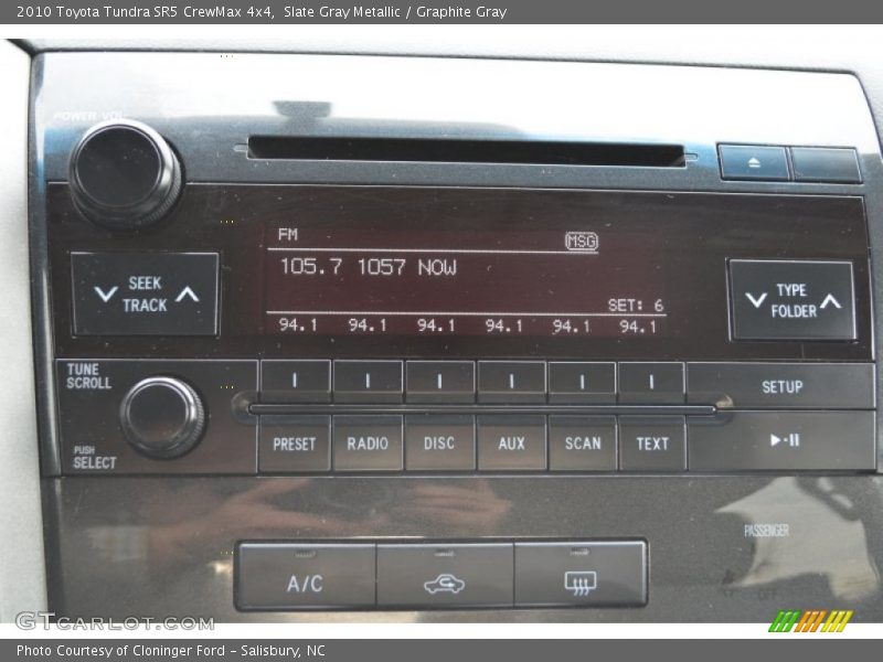 Slate Gray Metallic / Graphite Gray 2010 Toyota Tundra SR5 CrewMax 4x4