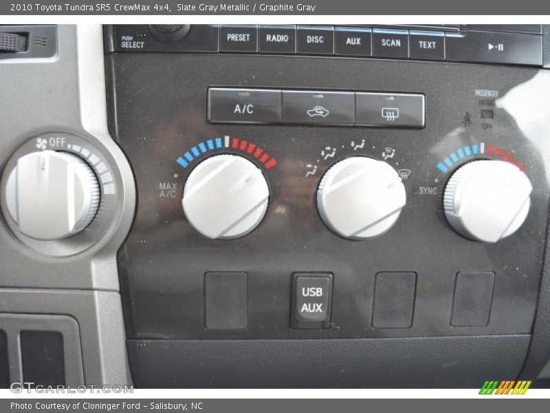 Slate Gray Metallic / Graphite Gray 2010 Toyota Tundra SR5 CrewMax 4x4
