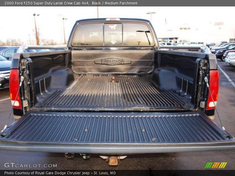 Black / Medium Parchment 2000 Ford F250 Super Duty Lariat Crew Cab 4x4