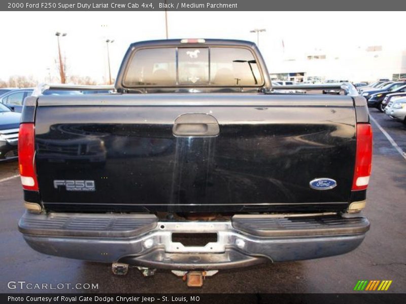 Black / Medium Parchment 2000 Ford F250 Super Duty Lariat Crew Cab 4x4