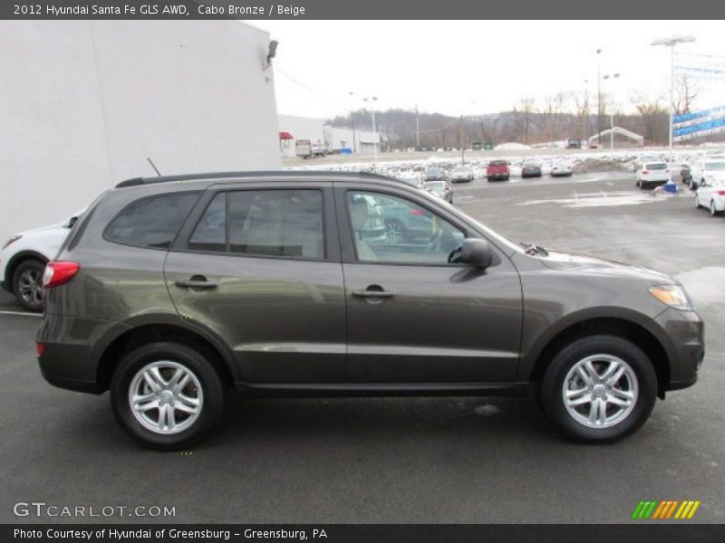Cabo Bronze / Beige 2012 Hyundai Santa Fe GLS AWD
