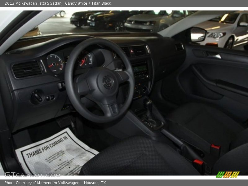 Candy White / Titan Black 2013 Volkswagen Jetta S Sedan