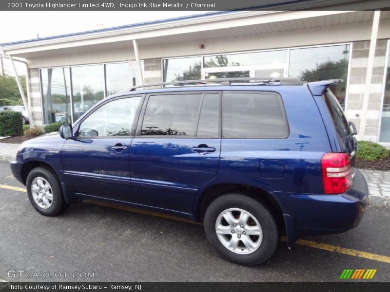 Indigo Ink Blue Metallic / Charcoal 2001 Toyota Highlander Limited 4WD