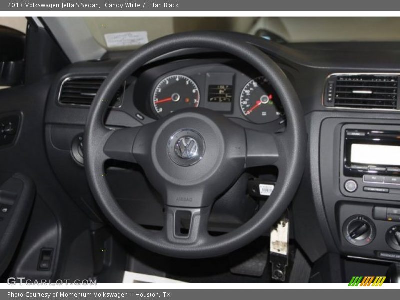 Candy White / Titan Black 2013 Volkswagen Jetta S Sedan