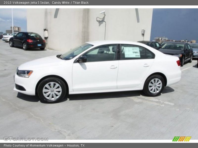 Candy White / Titan Black 2013 Volkswagen Jetta S Sedan