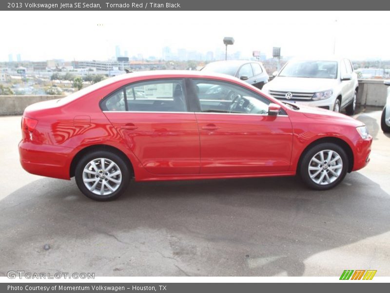Tornado Red / Titan Black 2013 Volkswagen Jetta SE Sedan