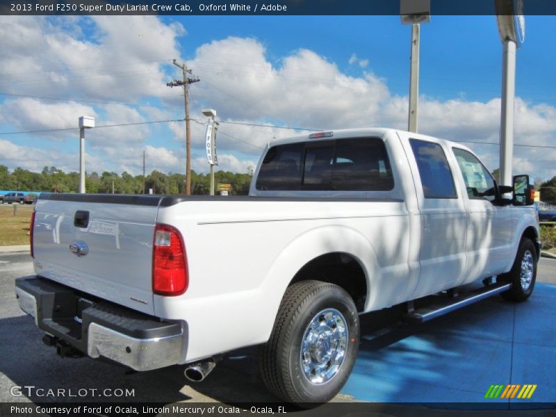Oxford White / Adobe 2013 Ford F250 Super Duty Lariat Crew Cab