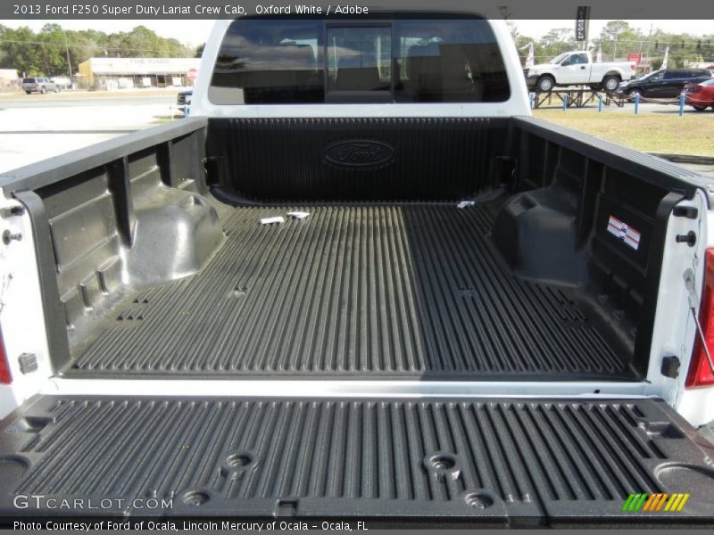 Oxford White / Adobe 2013 Ford F250 Super Duty Lariat Crew Cab