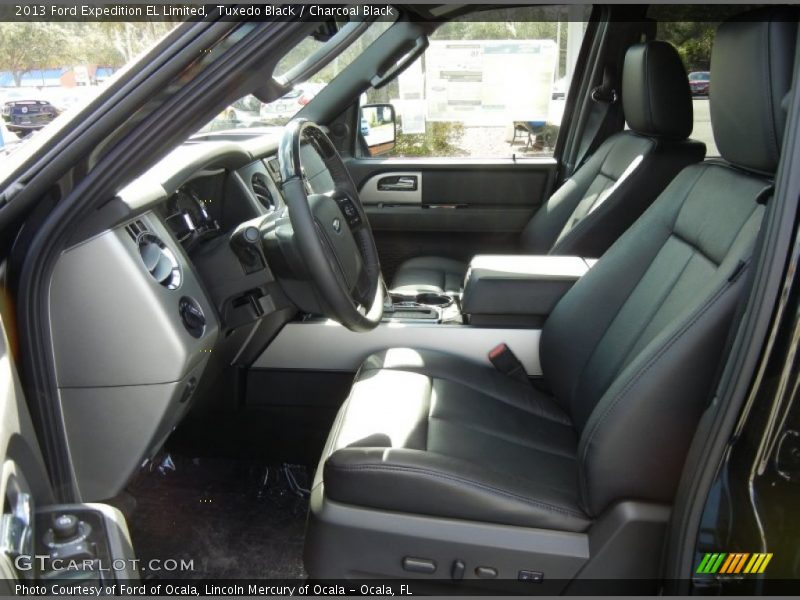  2013 Expedition EL Limited Charcoal Black Interior