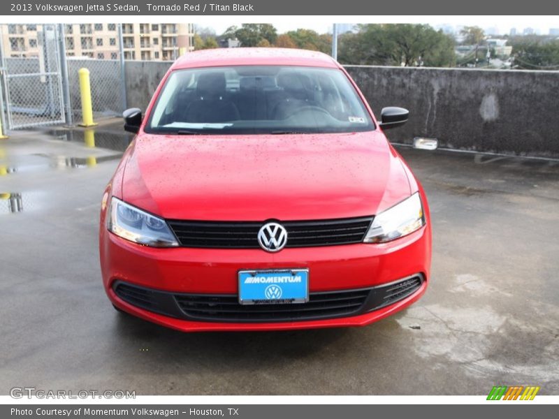 Tornado Red / Titan Black 2013 Volkswagen Jetta S Sedan