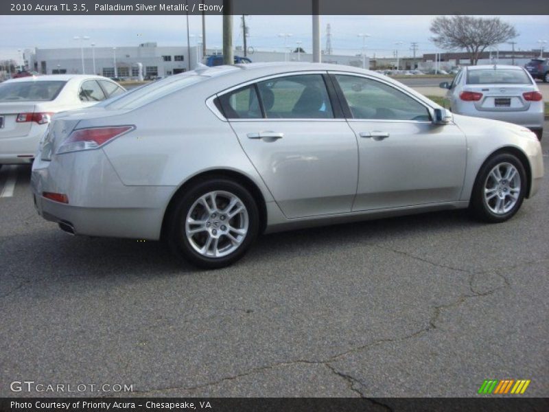 Palladium Silver Metallic / Ebony 2010 Acura TL 3.5