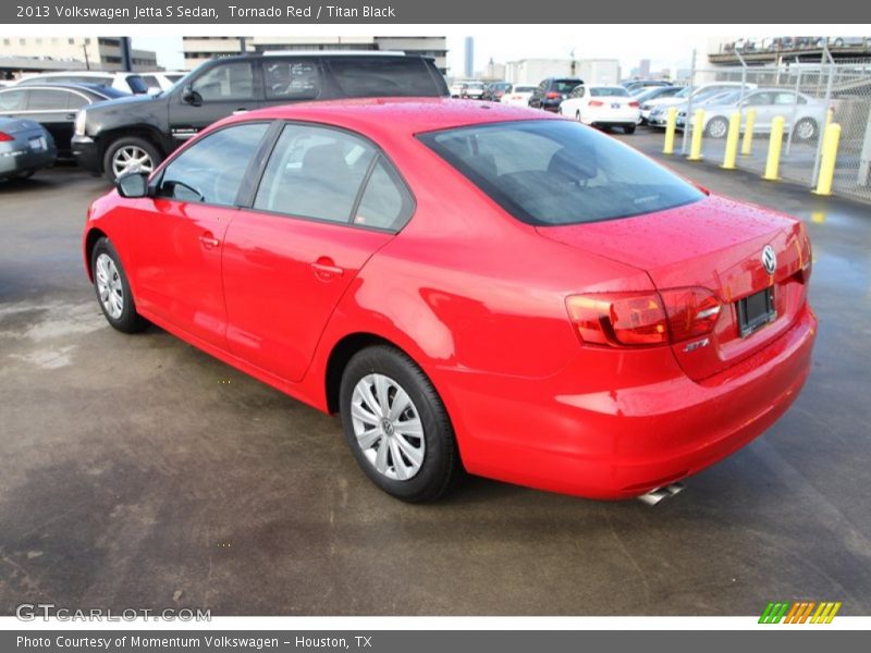Tornado Red / Titan Black 2013 Volkswagen Jetta S Sedan