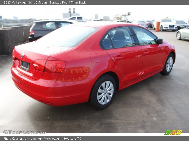 Tornado Red / Titan Black 2013 Volkswagen Jetta S Sedan