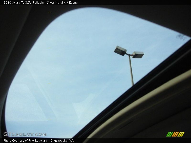 Palladium Silver Metallic / Ebony 2010 Acura TL 3.5