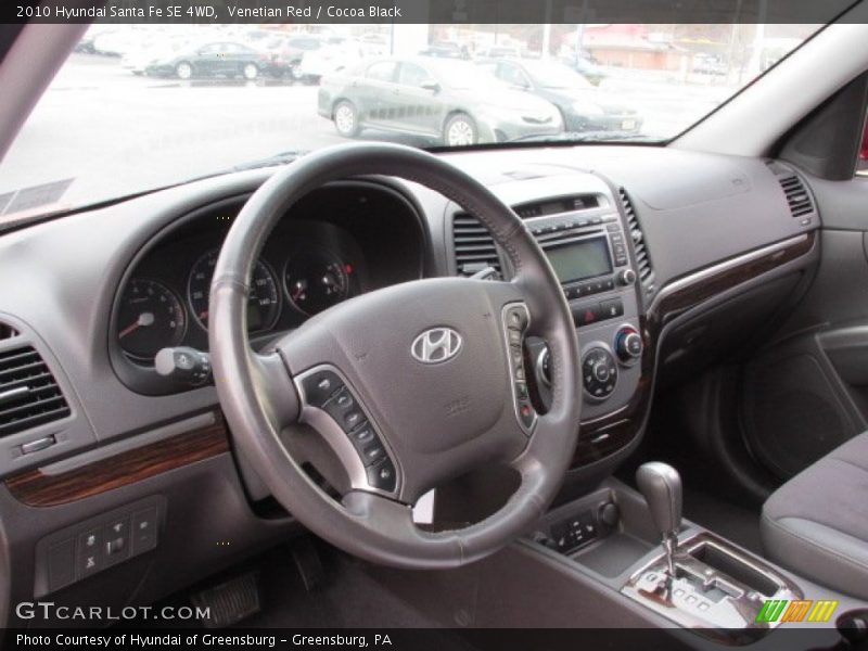 Dashboard of 2010 Santa Fe SE 4WD