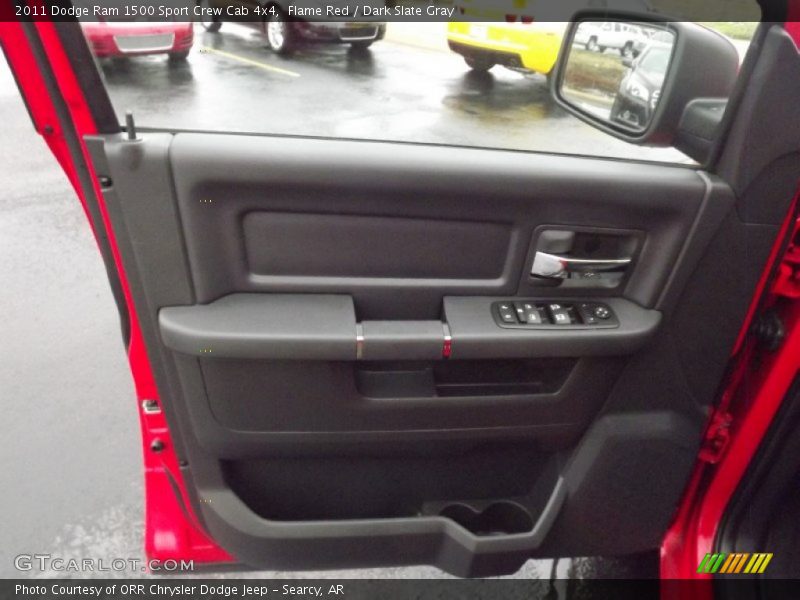 Flame Red / Dark Slate Gray 2011 Dodge Ram 1500 Sport Crew Cab 4x4