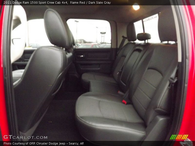 Flame Red / Dark Slate Gray 2011 Dodge Ram 1500 Sport Crew Cab 4x4