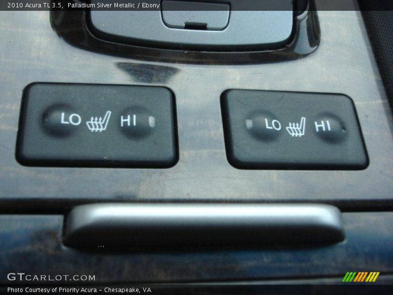Palladium Silver Metallic / Ebony 2010 Acura TL 3.5
