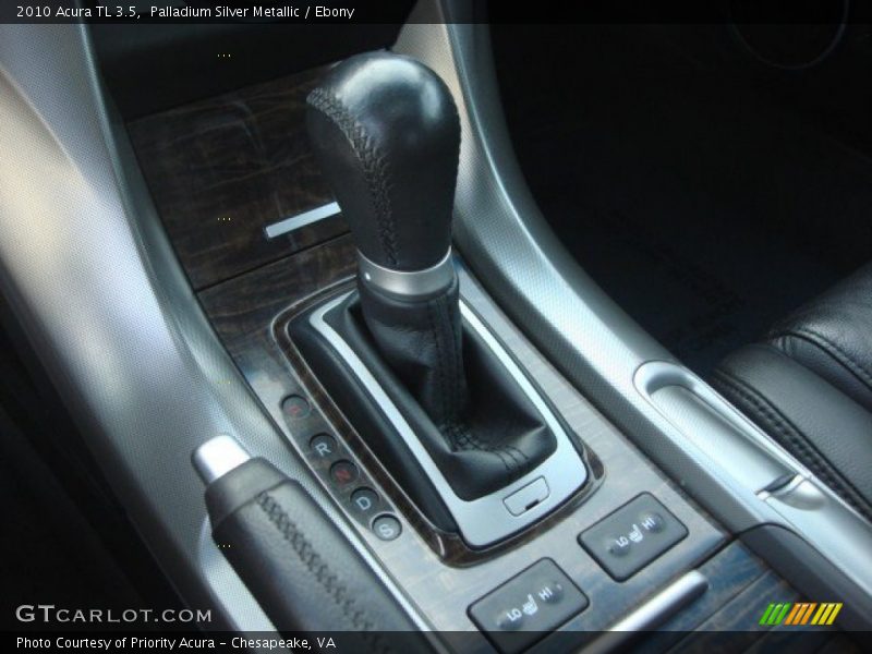 Palladium Silver Metallic / Ebony 2010 Acura TL 3.5