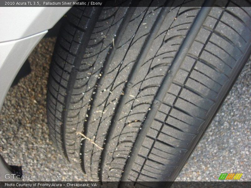 Palladium Silver Metallic / Ebony 2010 Acura TL 3.5