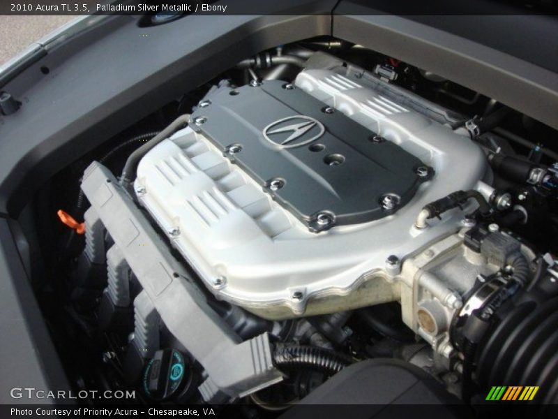 Palladium Silver Metallic / Ebony 2010 Acura TL 3.5