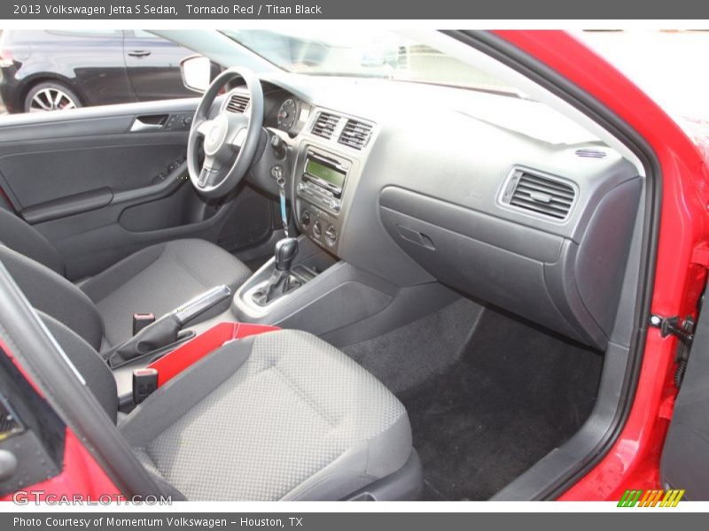 Tornado Red / Titan Black 2013 Volkswagen Jetta S Sedan