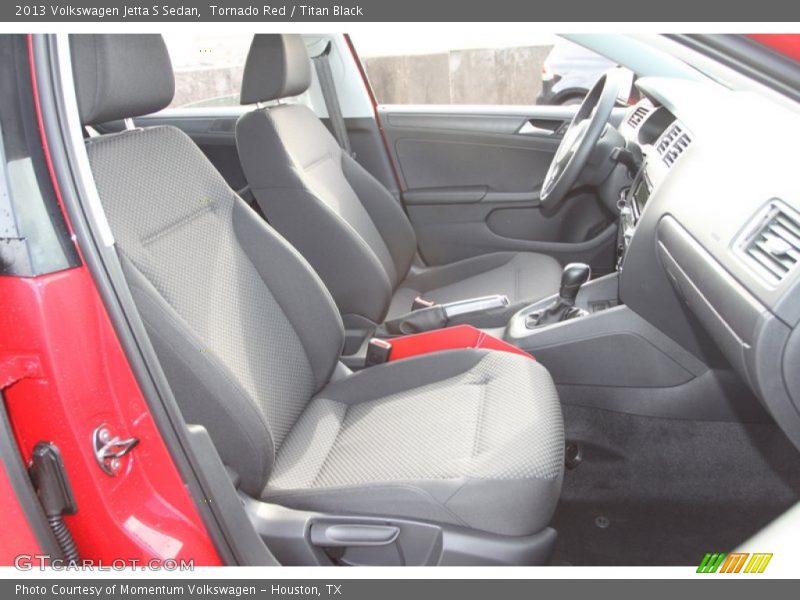 Tornado Red / Titan Black 2013 Volkswagen Jetta S Sedan