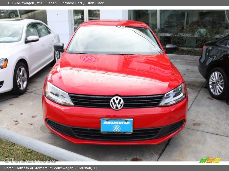 Tornado Red / Titan Black 2013 Volkswagen Jetta S Sedan