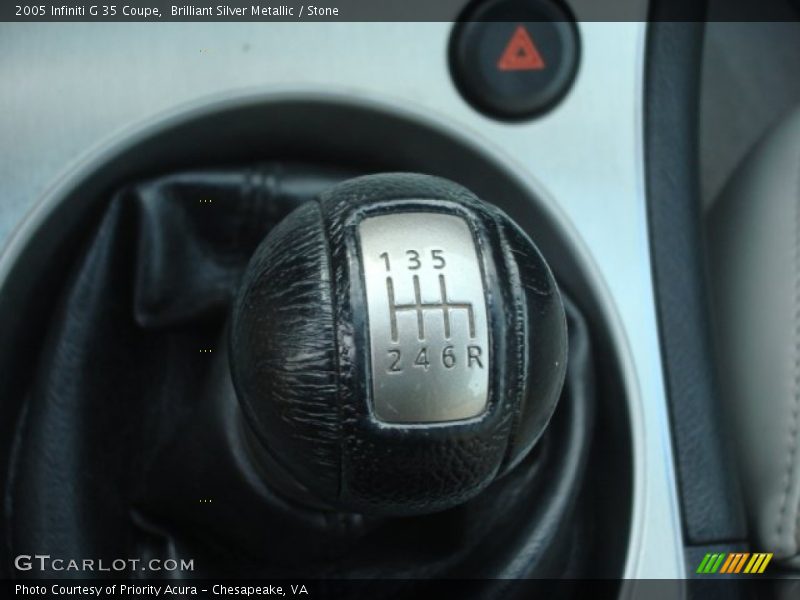  2005 G 35 Coupe 5 Speed Automatic Shifter