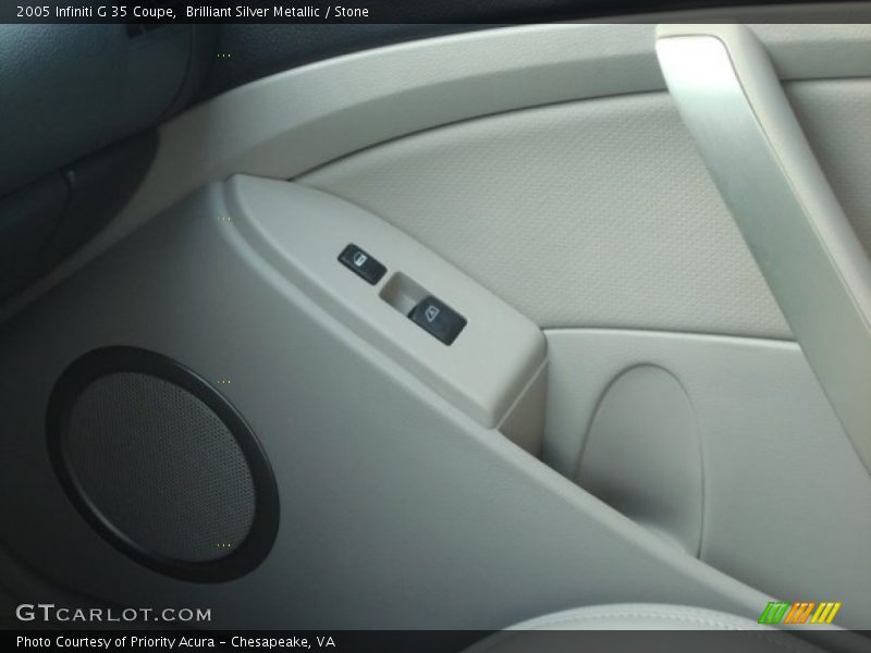 Brilliant Silver Metallic / Stone 2005 Infiniti G 35 Coupe