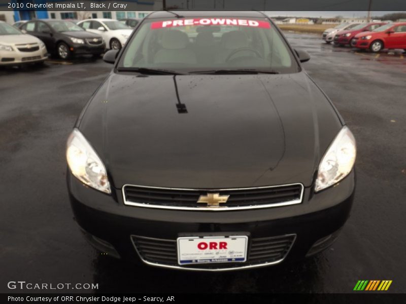 Black / Gray 2010 Chevrolet Impala LT